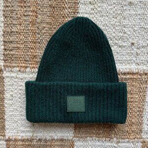 Acne Studios 'Pansy Face' Wool Beanie